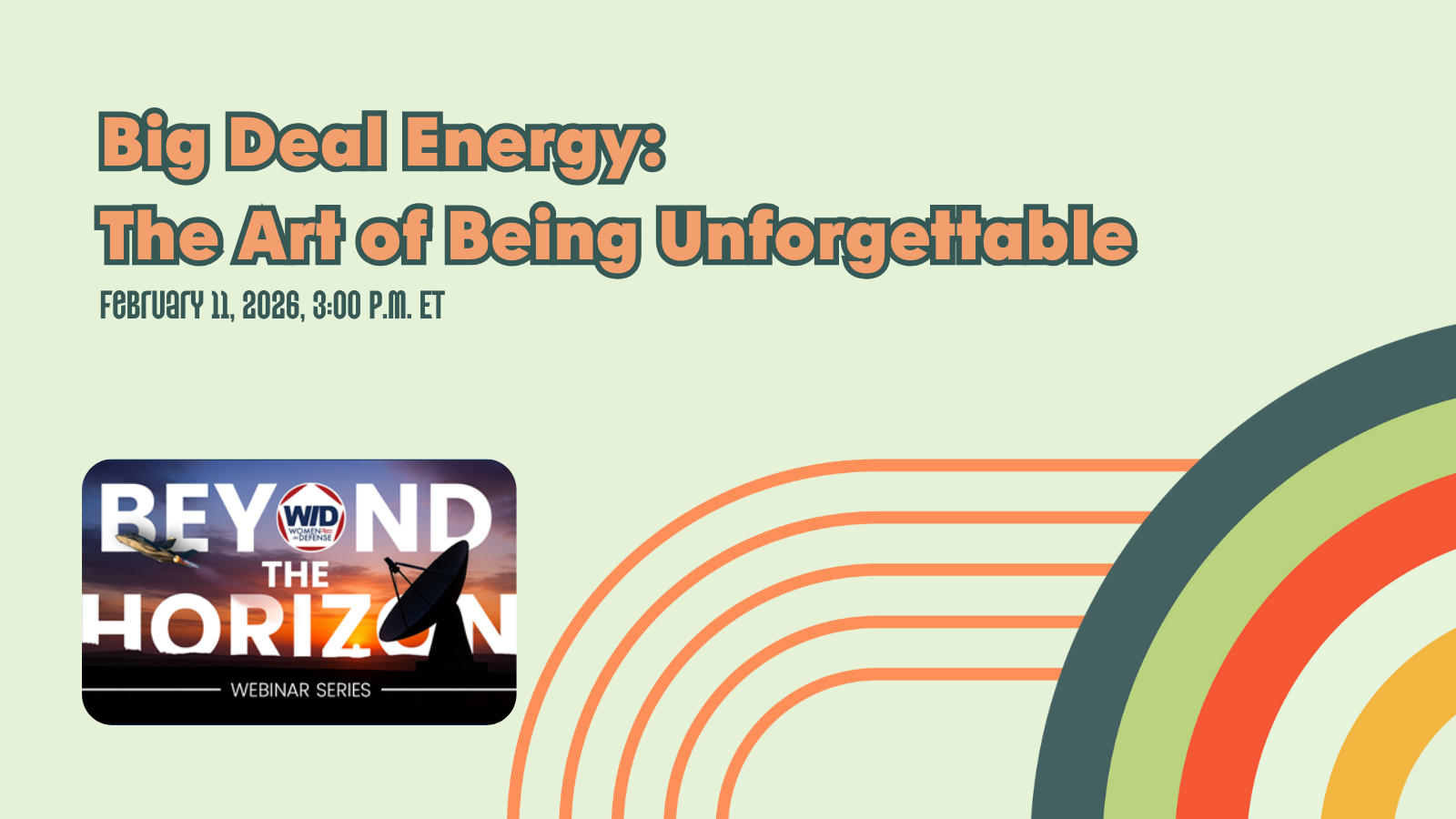 Beyond the Horizon: Women in Defense Monthly Webinar Series