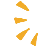 Lines symbolizing a dark barking