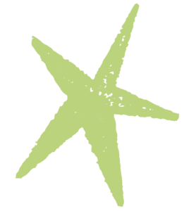 A green star