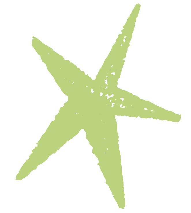 A green star