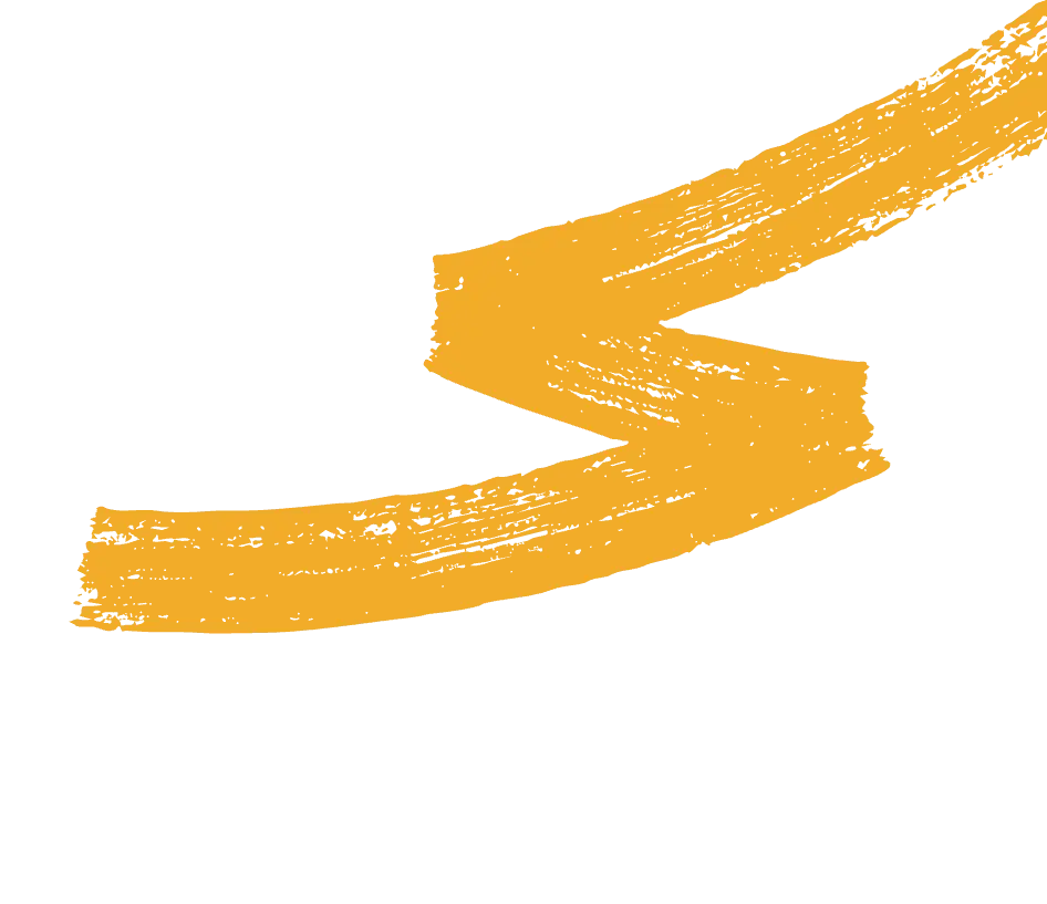 A yellow brush stroke