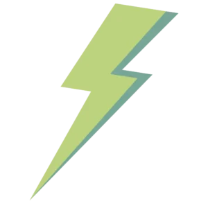 A lightning bolt