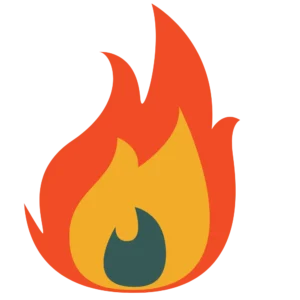 A flame